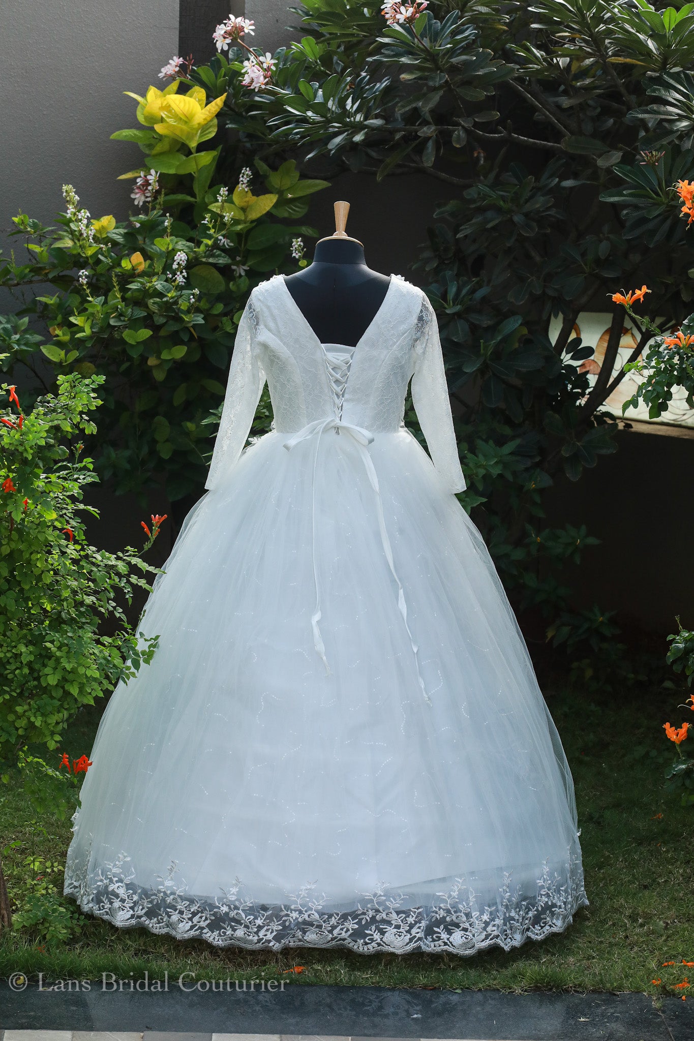 Classic Embroidery Ball Gown