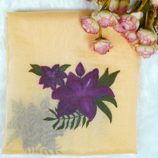 Lavender Bloom Blouse Fabric