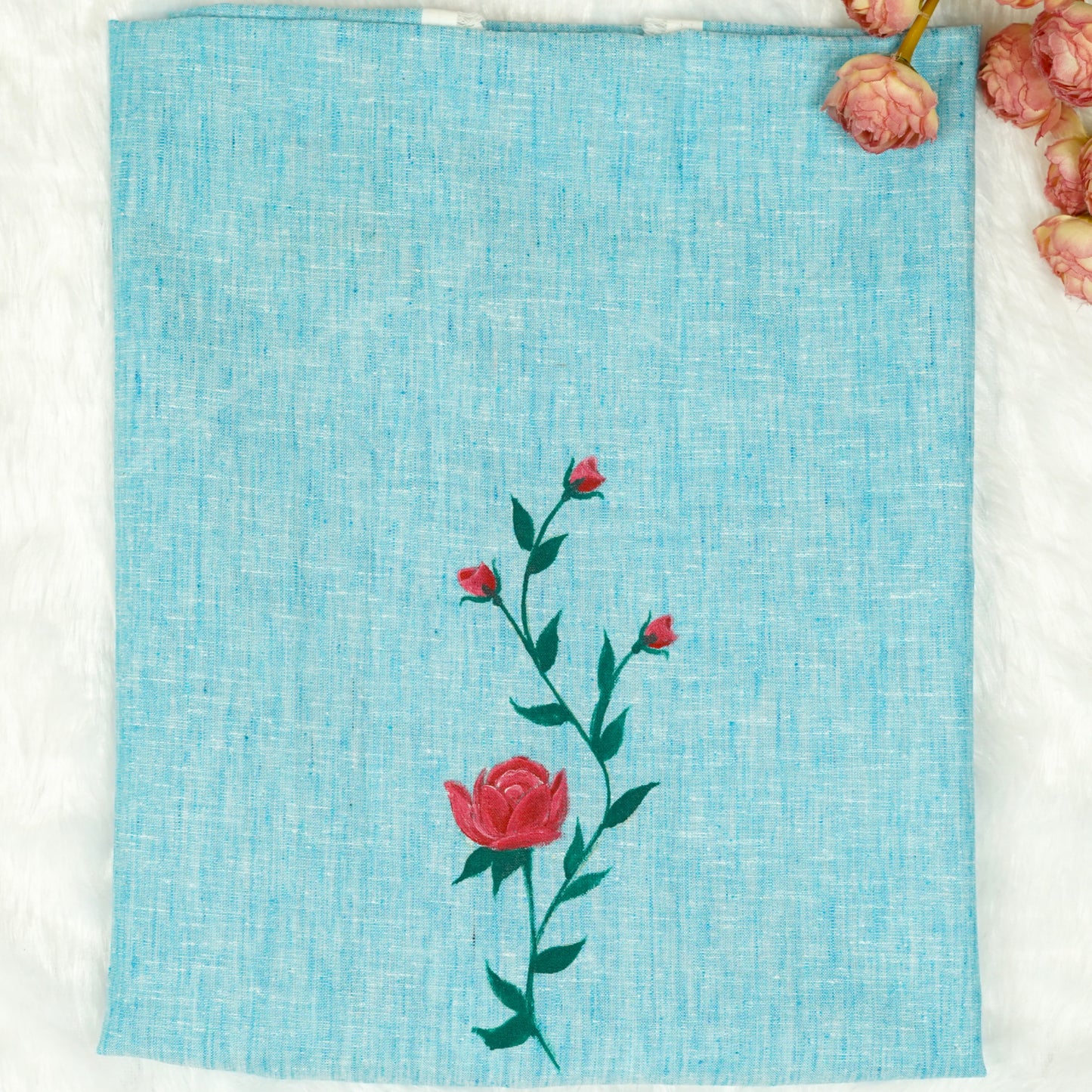 Crimson Vine Blouse Fabric