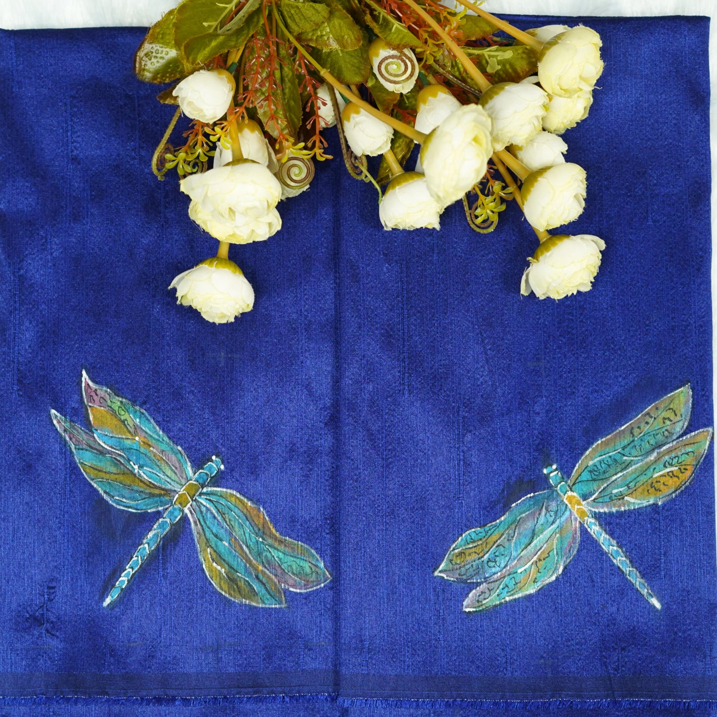 Artistic Design on Blouse Fabric