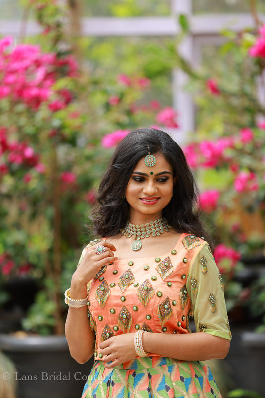 Sangeet Crop-Top & Skirt